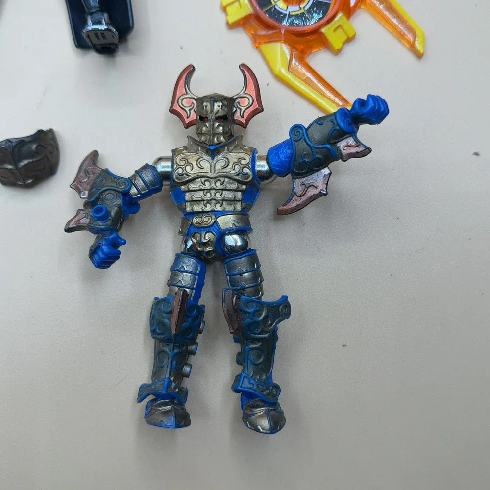 Hasbro Galactic Heroes Star Wars Action Figures Lot Black Warrior Blue Knight